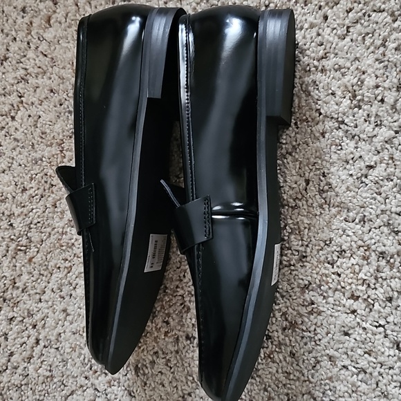 NWT Banana Republic Sz 9 black loafers - Picture 5 of 14